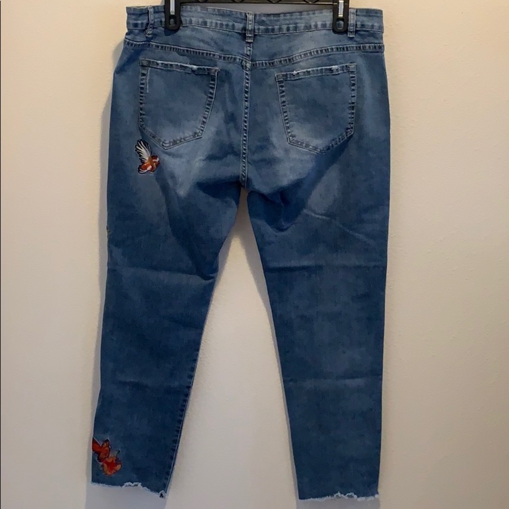 Patille Jeanswear Womens stitched design size 22. - Picture 5 of 7